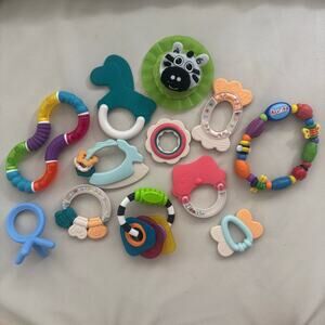 Bundle of 12 Teethers: Como Tomo, Nuby, and More!